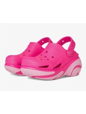 Crocs Bubble Crush Clogs Women's Size 8 Pink Crush NEW